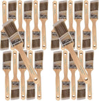 Pro Grade - Paint Brushes - 12Ea 1.5" Angle Brushes by ProGradeSupplies