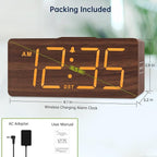 DreamSky Wooden Digital Alarm Clock - Image 7