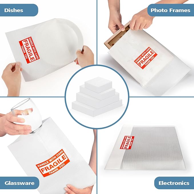 540Pcs Dish Packing Supplies for Moving, 290Thickened High-Density Foam Wrap - Image 4