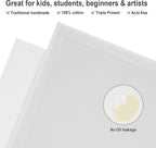 PHOENIX Square Painting Canvas Panels 12x12 Inch, 12 Value Pack - 8 Oz Triple - Image 2