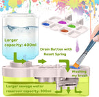 Upgraded Paint Brush Cleaner Tool, Brush Rinser Cup Painting Running Water - Image 4