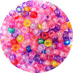 IOOLEEM Pony Beads, Bulk Beads for DIY & Bracelets Making & Hair Braids - Image 7