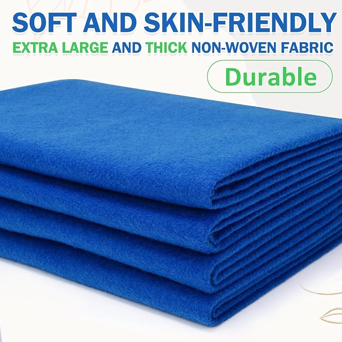 XSEINO Royal Blue Large Felt Fabric 36" X 36 ", 1.4 mm Thick Soft Felt Fabric - Image 6