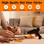 200 Pack Mini Hot Glue Sticks, 4 Inch and 8 mm Diameter High Viscosity - Image 5