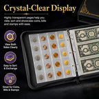 Coin Collection Book Holder for Collectors, 200 Pockets Collecting Album& 30 - Image 9