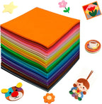 120 Pcs Craft Felt Sheets, 4 x 4 inch Soft Felt Squares by Unknown