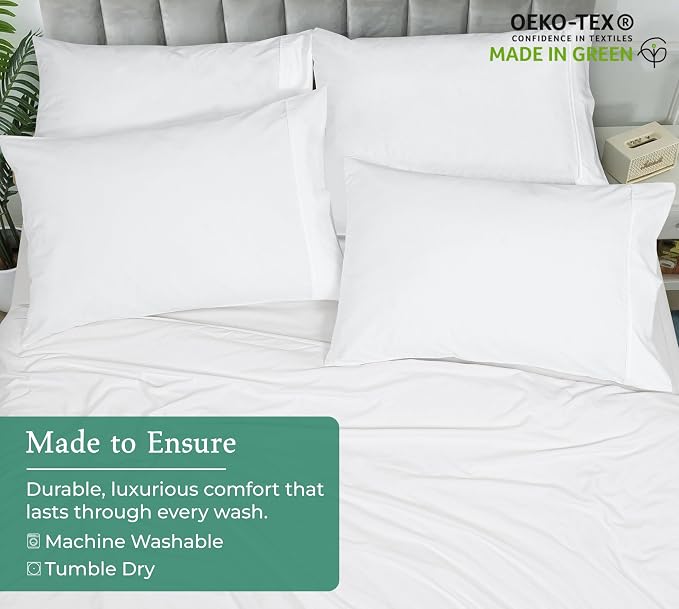 Royale Linens King Pillowcase Set of 2 - Image 8