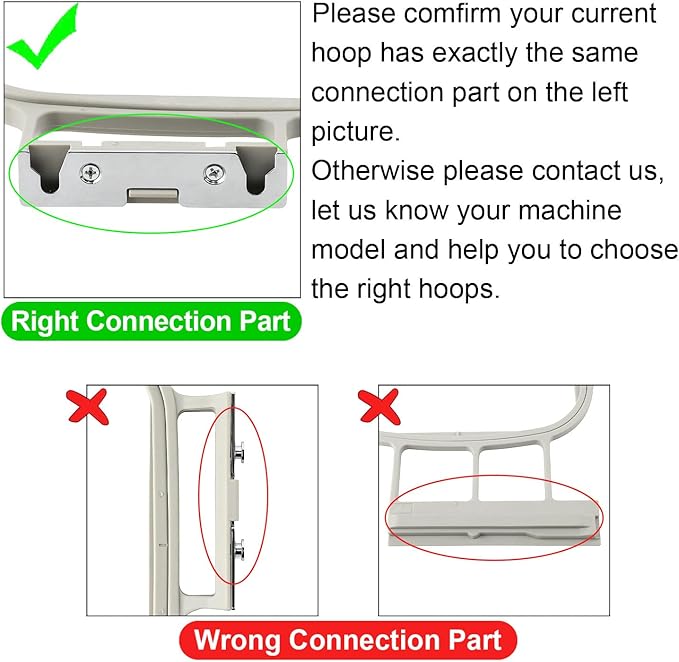 Sew Tech Embroidery Hoops for Brother PE900 PE800 SE2000 SE2100DI SE1900 PE770 - Image 3