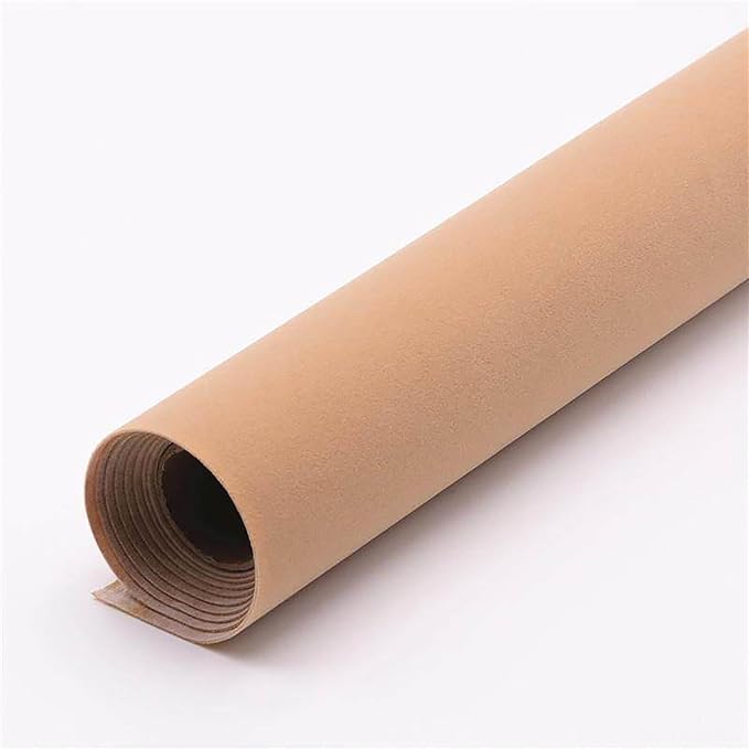 Apricot Self Adhesive Soft Velvet Drawer Liner DIY Fabric Felt Liner - Image 4