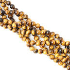 35PCS 10mm Natural Yellow Tiger Eye Stone Gemstone Round Loose Beads - Image 4