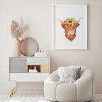 Louise Maelys Highland Cow Floral Embroidery Kit - Image 6