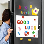 469 Pcs Glitter Foam Stickers, Letter Shapes Stickers, 7 Sheets Colorful 3D - Image 5