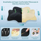 DONAMA Cervical Pillow for Neck and Shoulder Pain Relief, Cooling Contour - Image 2