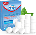 KIISIISO Toilet Bowl Cleaners 26 PACK, Automatic Toilet Bowl Cleaner Tablets for Deodorizing & Descaling, Long-Lasting Cleaning Tablets for Toilet Tank Against Tough Stains