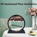 Moving Sand Art Liquid Motion, 3D Deep Sea Sandscape Color Quicksand Decor - Image 3