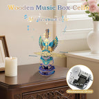 3D Wooden Puzzles for Adults, Mechanical Cello Music Box Kit - Image 2