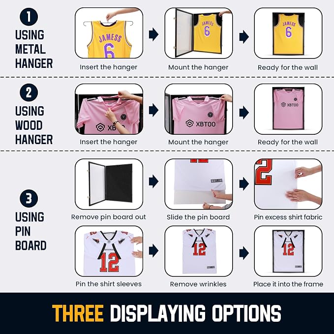 Jersey Wooden Frame Display Case -Shadow Box - Image 5