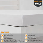 N&Y HOME Cot Size Fitted Sheet Only - Image 2