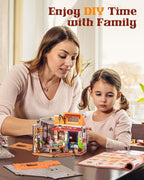 Rowood Miniature House Kit, Mother's Day Mini House Building Kit - Image 7