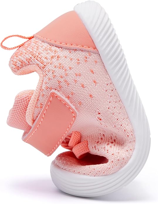 MORENDL Toddler Sneakers Baby Boys & Girls Barefoot Shoes Lightweight Breathable Walking Running Tennis Athletic Sport Shoes