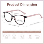 Madison Avenue Blue Light Blocking Glasses Anti Eyestrain UV Glare Blue Light - Image 5