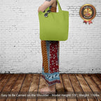 TOPDesign 1-Pack Super Strong Large 12oz Cotton Canvas Tote Bag, Reusable - Image 2