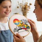 Embroidery Kits for Beginners Adults Sunrise Hand Embroidery Starter Kits - Image 4