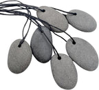 CYLHCM 12PCS Top Drilled Tiny Flat River Stones to Paint, 0.8"-1.0"Craft Rocks - Image 2