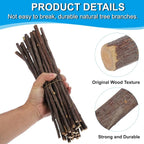 PATIKIL 60 Pcs / 30cm Wood Log Sticks, 0.2-0.5inch in Diameter Natural Driftwood - Image 3
