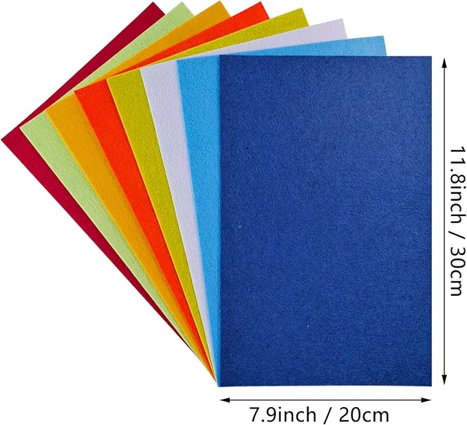 Jtnohx Stiff Felt, 2mm Thick Felt Sheets - Image 2