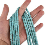 170pcs 5x2mm Natural Turquoise Heishi Disc Rondelle Spacer Stone Semi Precious - Image 4