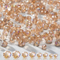 1000Pcs Glass Beads for Jewelry Making, 4/6/8/10mm Bracelet Making Kit | by Gionlion
