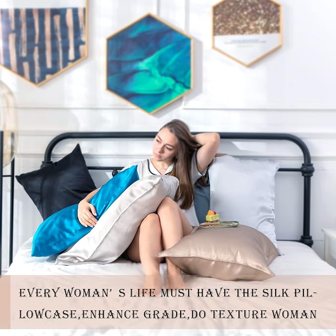 Mulberry Silk Pillowcase for Hair and Skin King Size Leopard Print Silk Pillow - Image 7