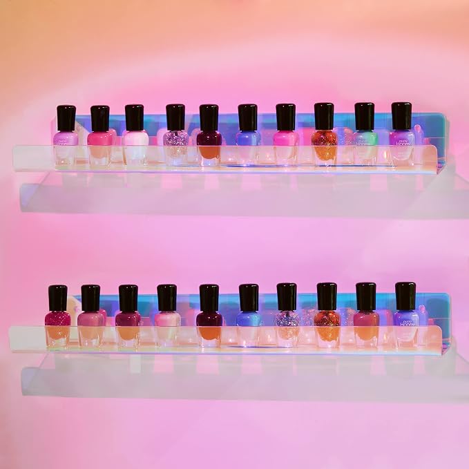 upsimples 4 Pcs 15" Iridescent Acrylic Shelves - Image 5
