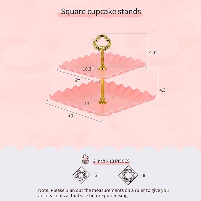 Pack of 11 NWK Cake Stand Set, - Image 4
