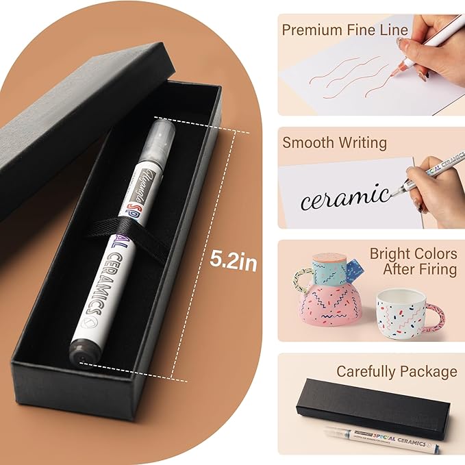 Underglaze Pen for Ceramics, Underglaze Marker for Pottery Glaze, Pottery Pen - Image 4