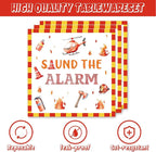 40Pcs Firetruck Birthday Party Decorations Firefighter Fire Truck Party - Image 4