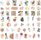 Retro Aesthetic Boho Stickers, Cute Vinyl Waterproof Stickers Water Bottles - Image 4