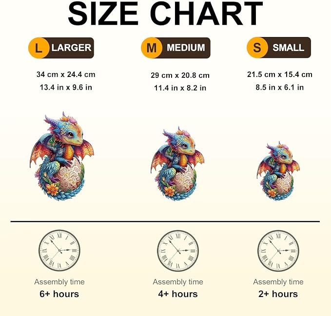 Cute Dragon Puzzles Fantasy Egg Flowers Colorful Rainbow Puzzle Adults Gifts - Image 4