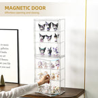 3 Tier Display Case for Collectibles, Storage Container - Image 3