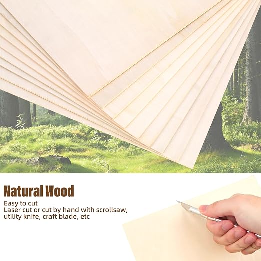 24 Pack Basswood Sheets 1/8, 3 mm Basswood - Image 5