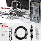 16Pcs Silicone Cable Ties Cord Organizer - Image 3