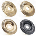 4PCS Wood Carving Disc Set for 4" or 4 1/2" Angle Grinder by WHLLING
