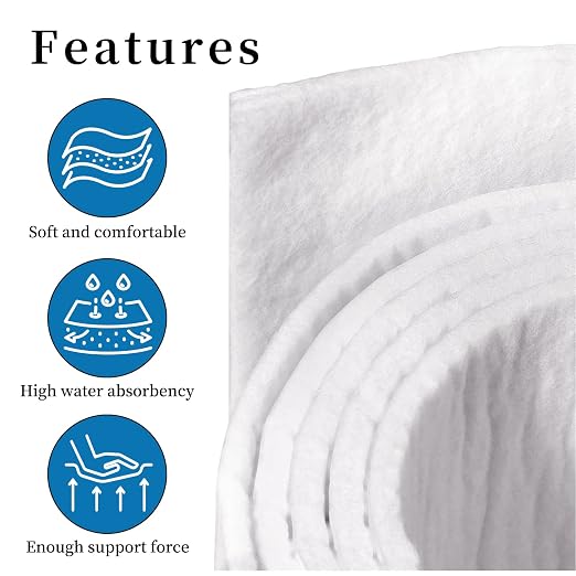 Pllieay Adhesive Felt Premium Grade, 1/4" x 6" x 2.5yd Orthopedic Felt Roll | - Image 3