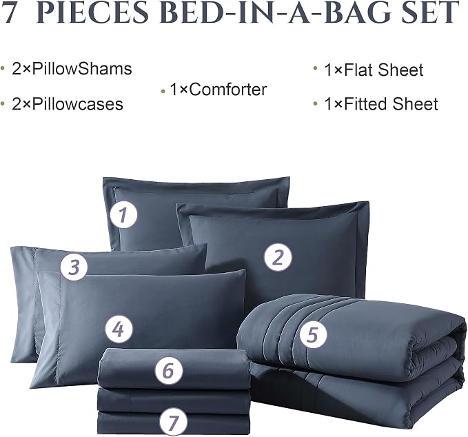 Monbix Super King Plus Size Comforter Set - Image 7