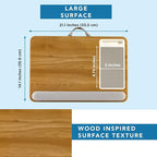 LAPGEAR Home Office Pro Lap Desk – Oak Woodgrain, Fits 15.6” Laptops - Image 5