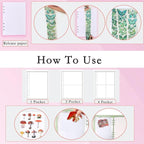 MUDOR 4 in 1 Sticker Storage Organizer, A5 Sticker Collecting Book Album Holder - Image 4