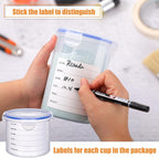 Remerry 8 Sets Paint Container - Image 4