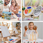 ESRICH 2 Pack 11.8" Wood Easels, Tabletop Easel - Image 7