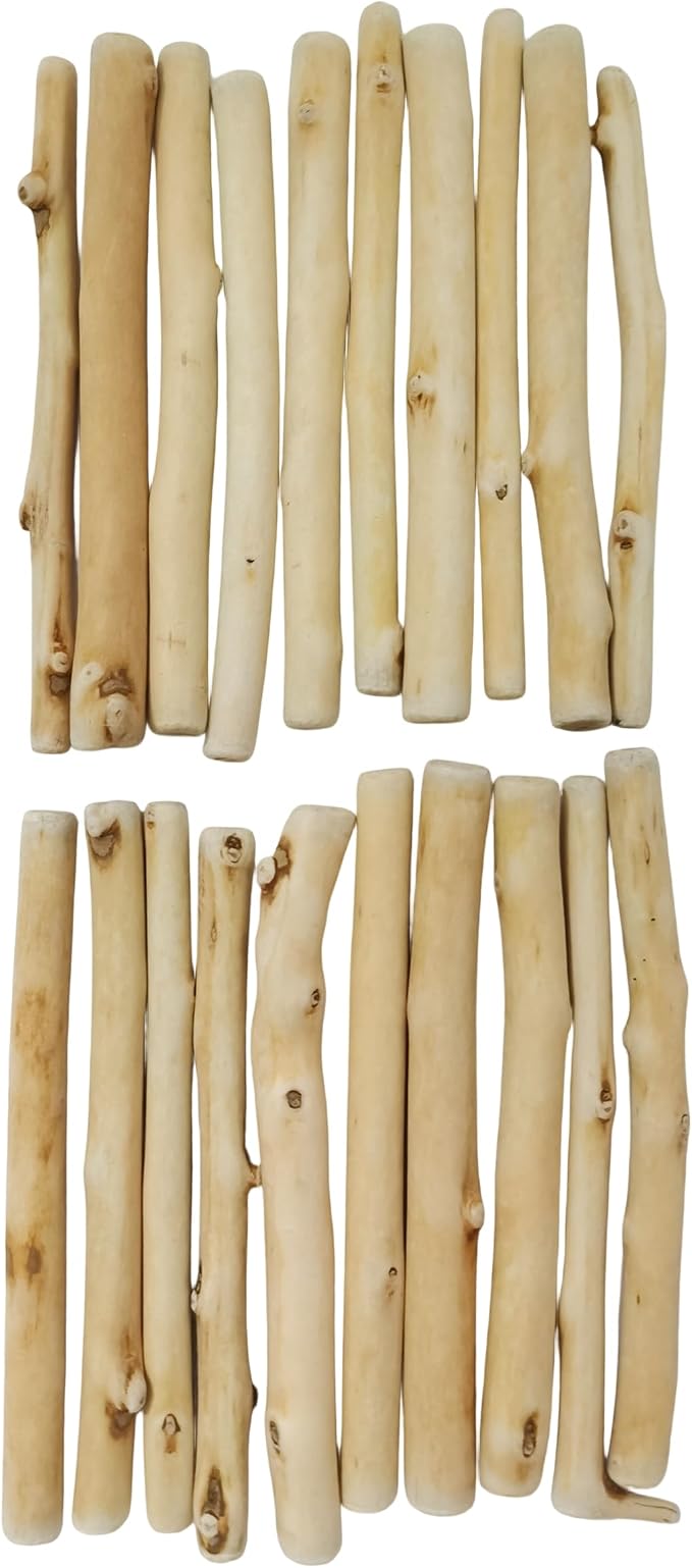 20 Pcs Natural Driftwood Pieces 5.91" Length 0.2-0.8" Thick - Image 3